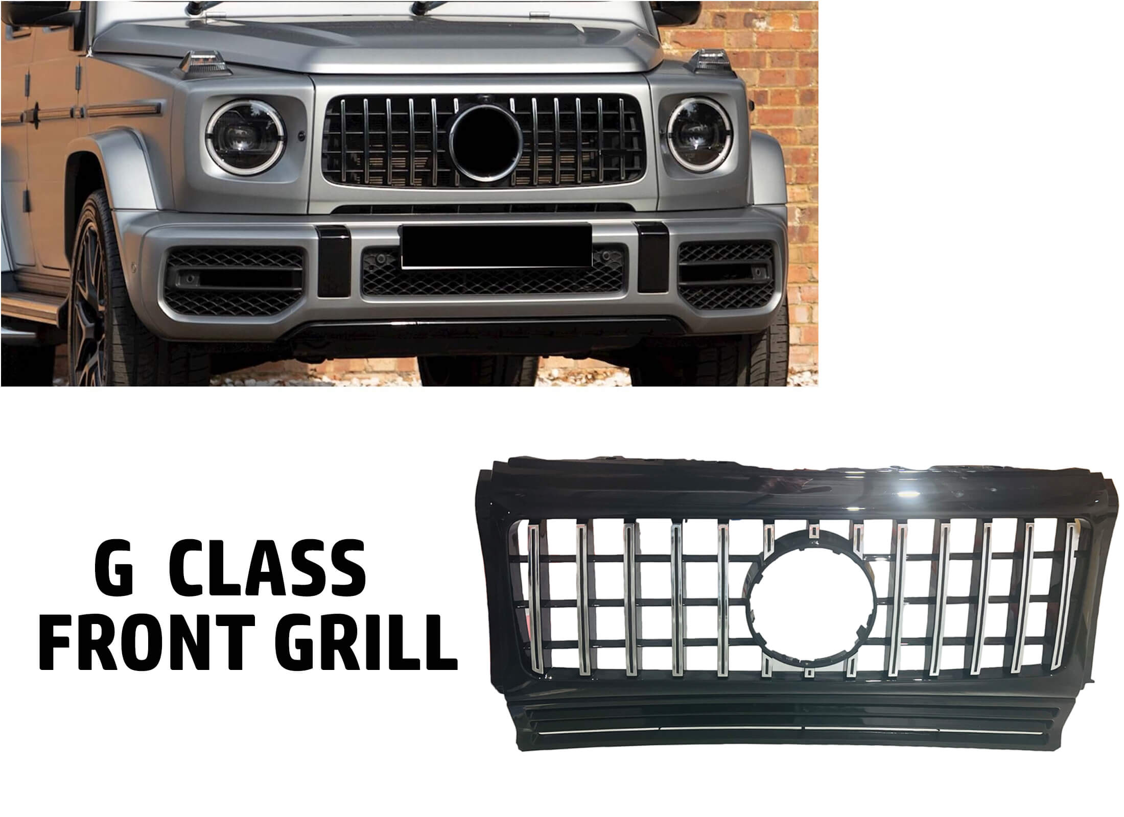 Mercedes benz g class front grill upgrade